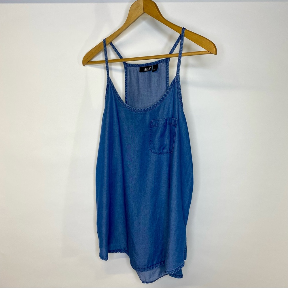 FREE with purchase-a.n.a. lightweight denim tank top